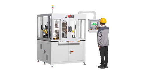 水泵電機(jī)轉(zhuǎn)子兩工位全自動平衡機(jī)5kg